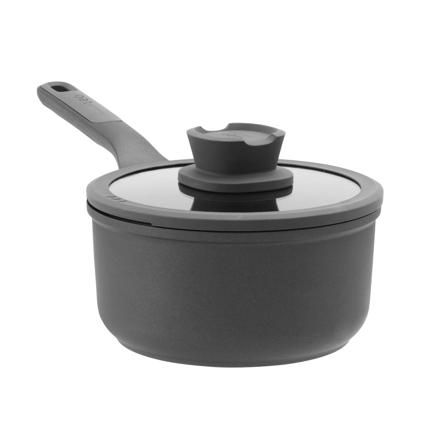 Covered Saucepan Stone+ 18cm